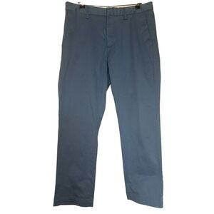 Banana Republic Emerson Chino Pants Men's 33x30 Straight Leg Steel Blue